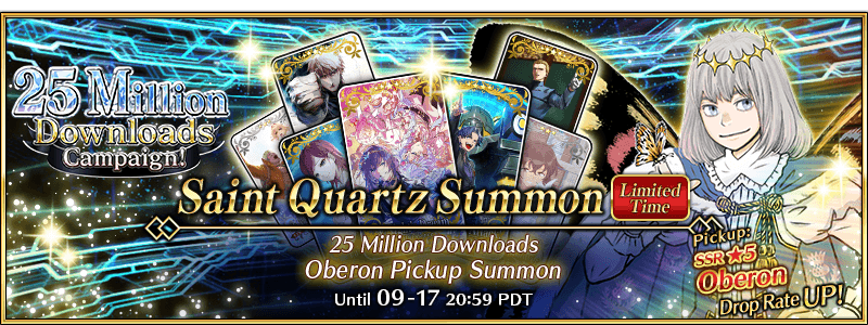 25 Million Downloads Oberon Pickup Summon